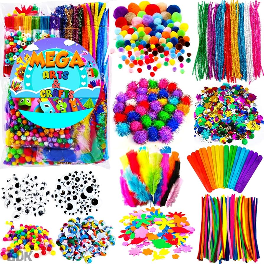 Takumakun　　　　　　　　　　　　【ARTS&CRAFTS】AAC GoodyKing Arts and Crafts Supplies for Kids -1170Pcs+ Craft
